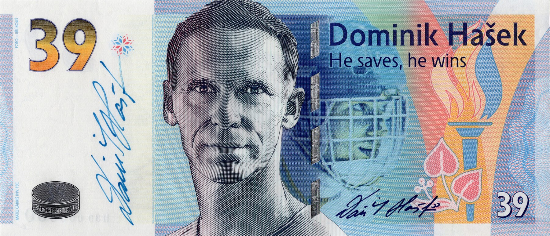 39 Dominik Hašek - Silver - přední strana