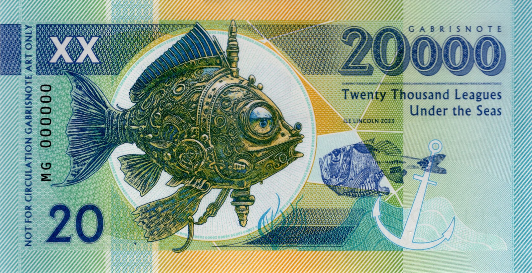 20 000 mil pod mořem varianta A - přední strana