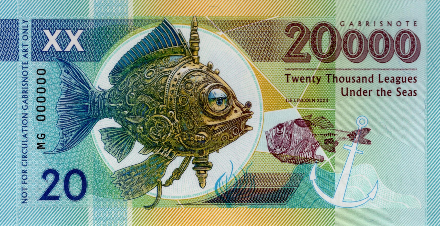 20 000 mil pod mořem varianta B - přední strana