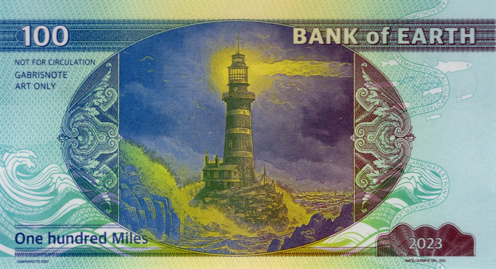 100 Miles - zadní strana