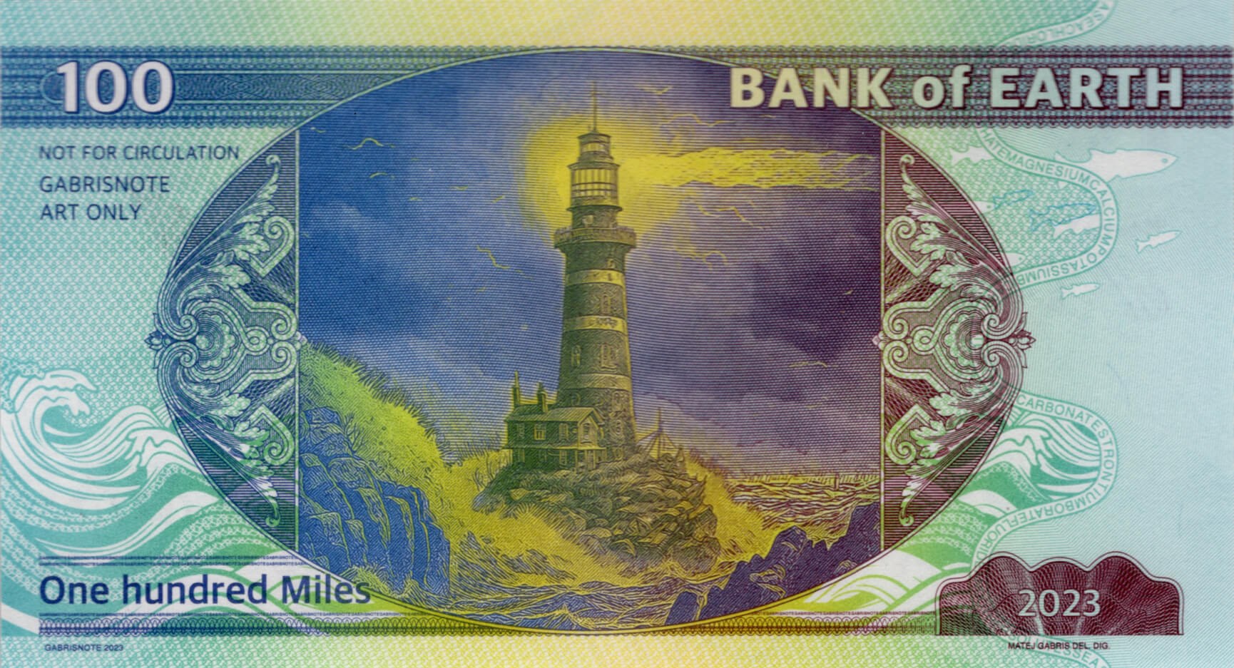 100 Miles - zadní strana