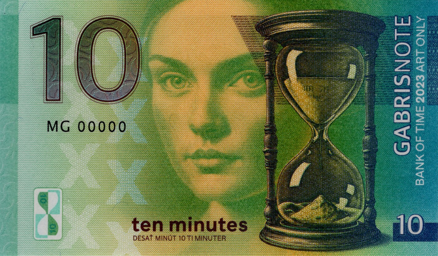 10 minut - přední strana
