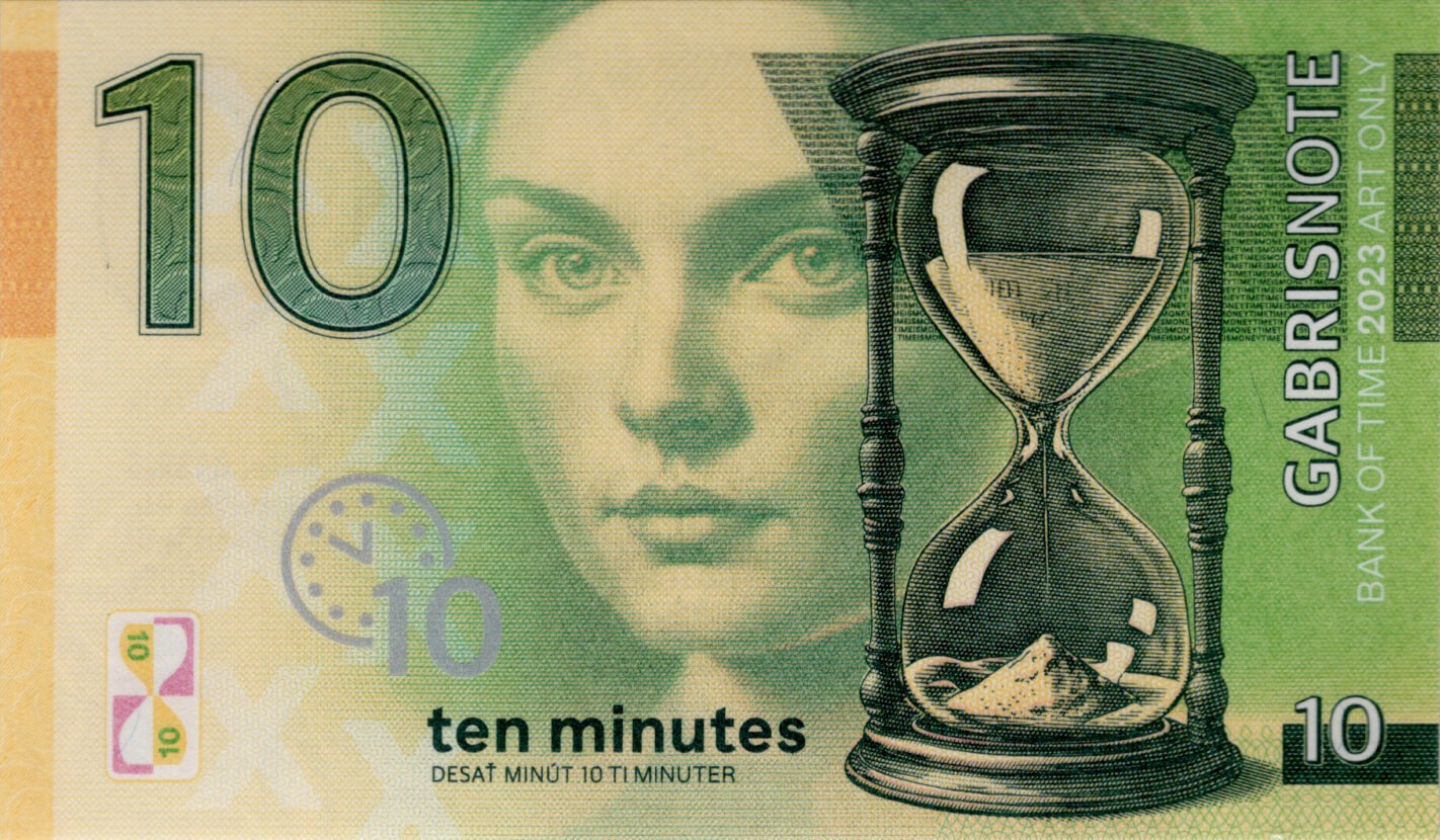 10 minut - přední strana