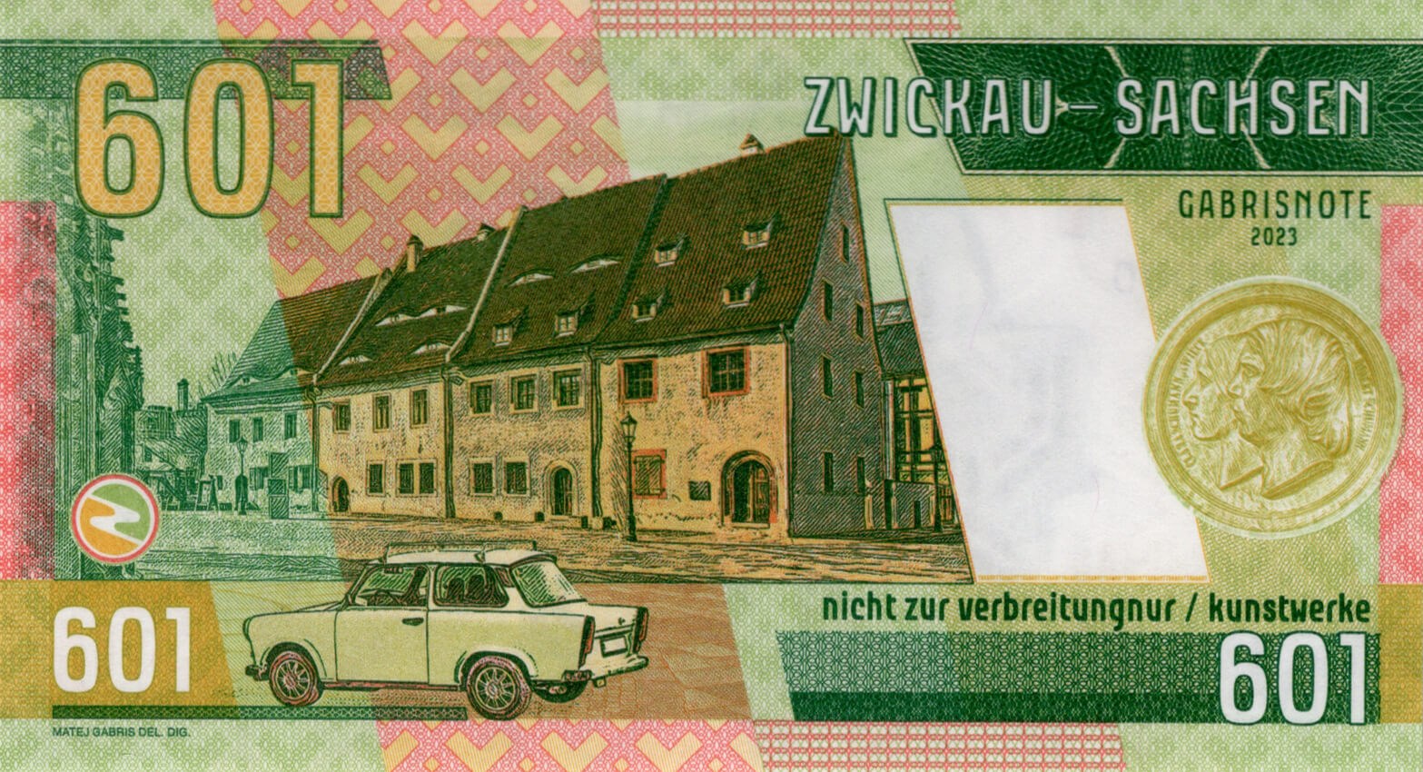 601 Trabant - zadní strana