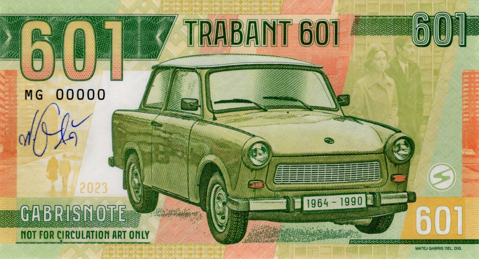 601 Trabant - přední strana