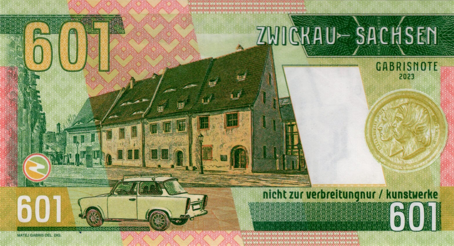601 Trabant - zadní strana