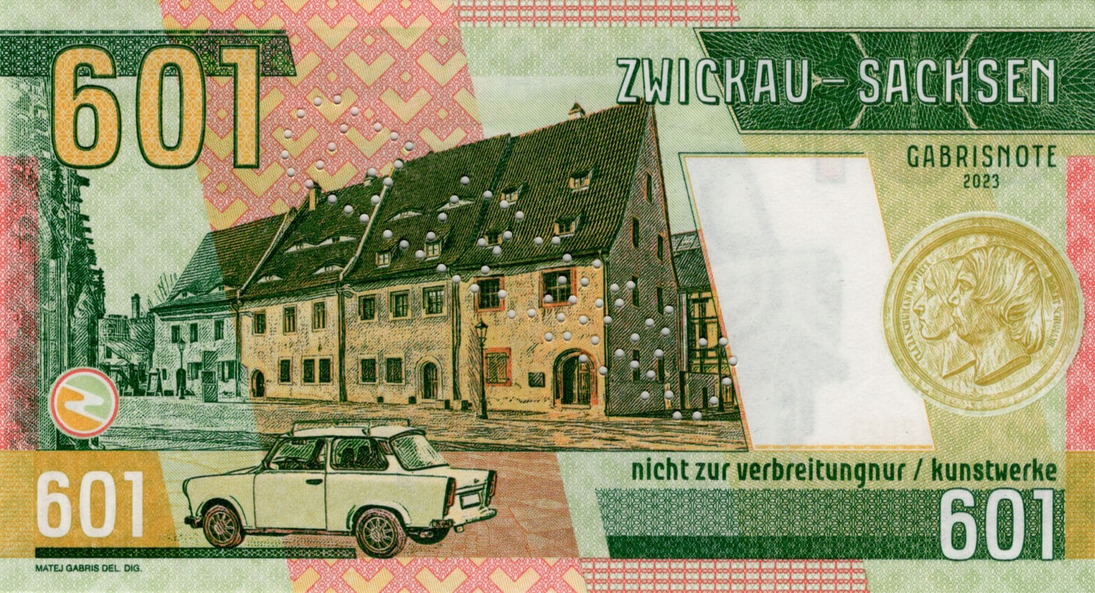 601 Trabant - zadní strana