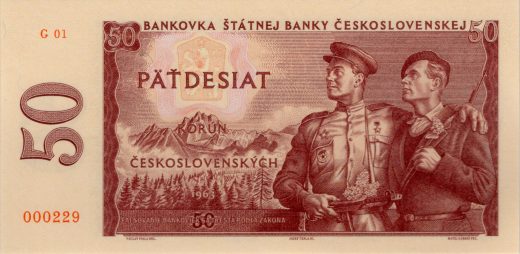 50 Kčs návrh 1963