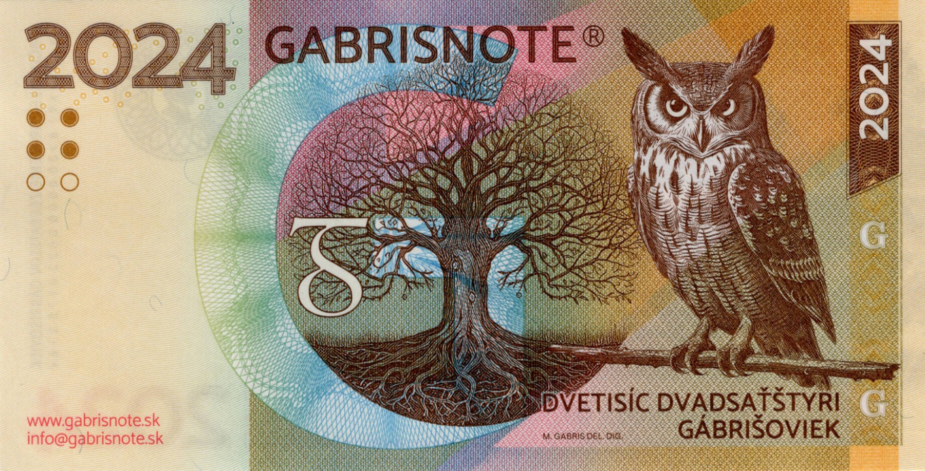 2024 Gábrišoviek - přední strana