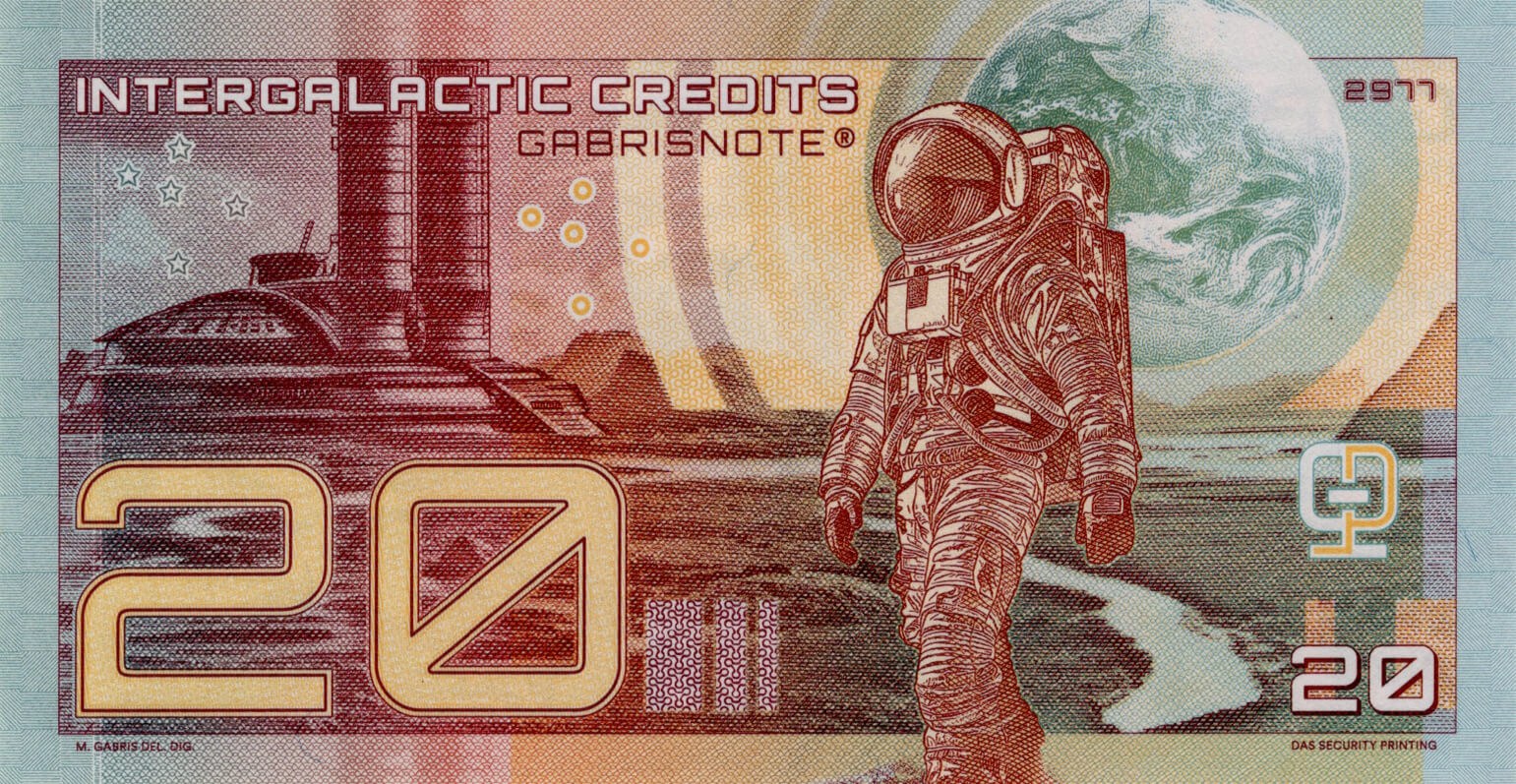 20 Galaxi Credits - zadní strana