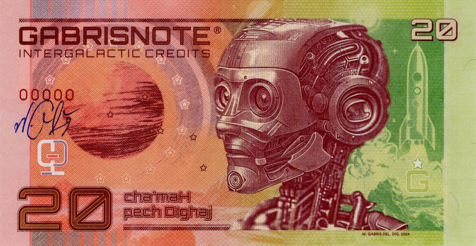 20 Galaxi Credits - přední strana