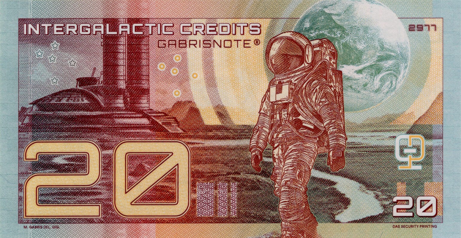 20 Galaxi Credits - zadní strana