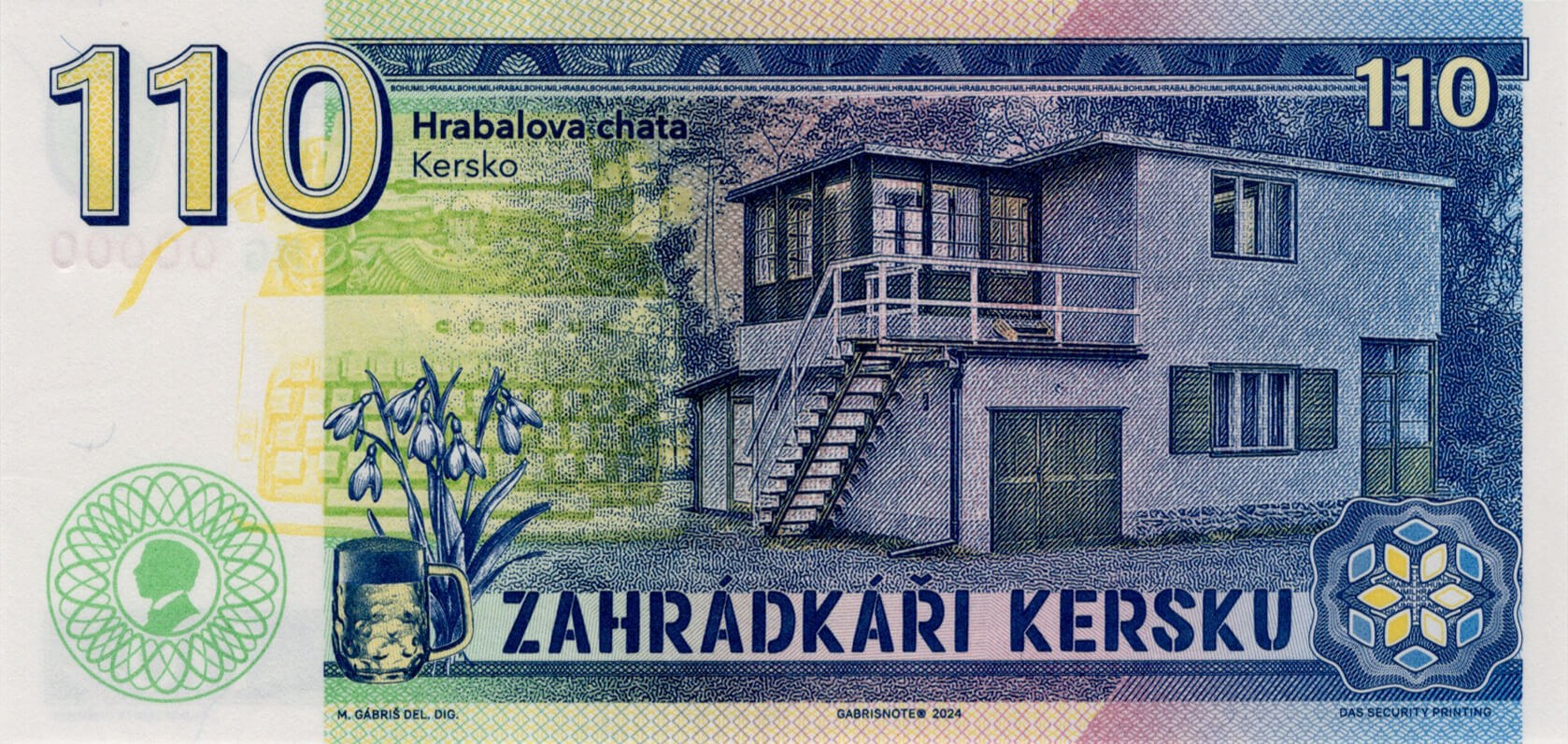 110 Bohumil Hrabal - zadní strana
