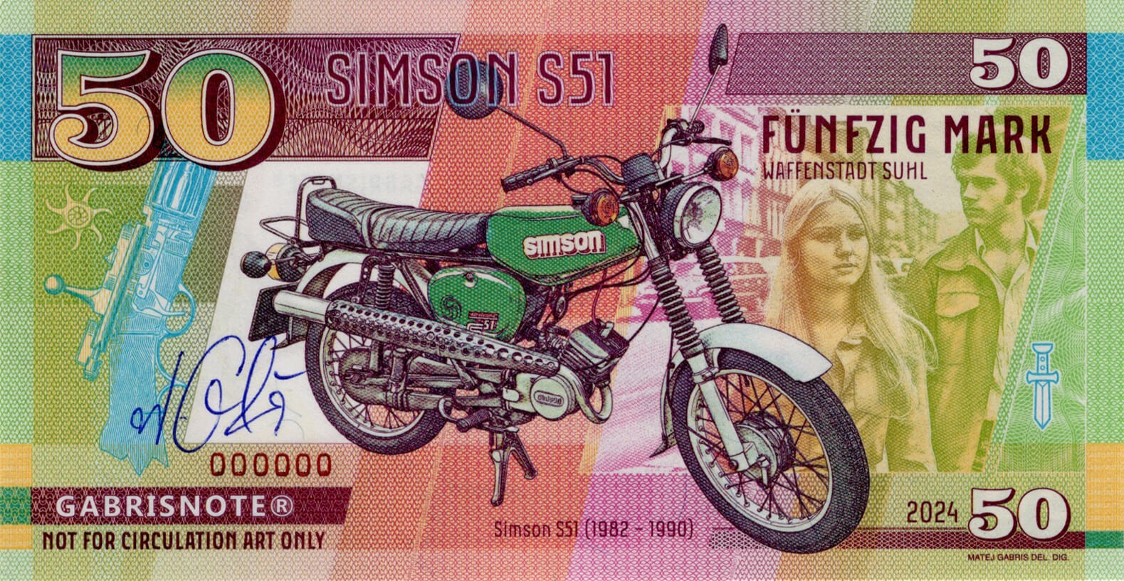 50 Mark Simson S51 - přední strana
