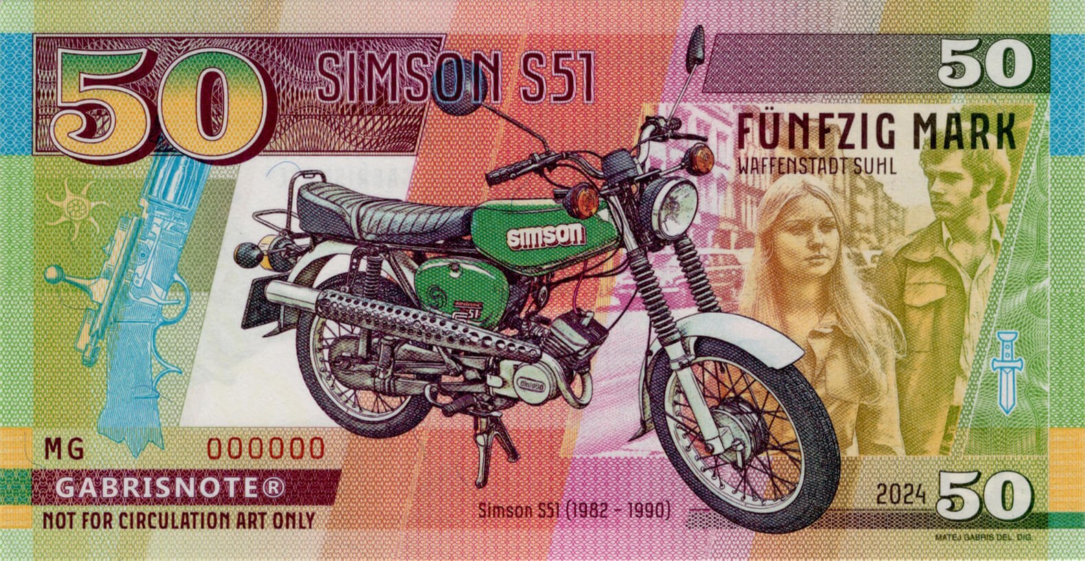 50 Mark Simson S51 - přední strana
