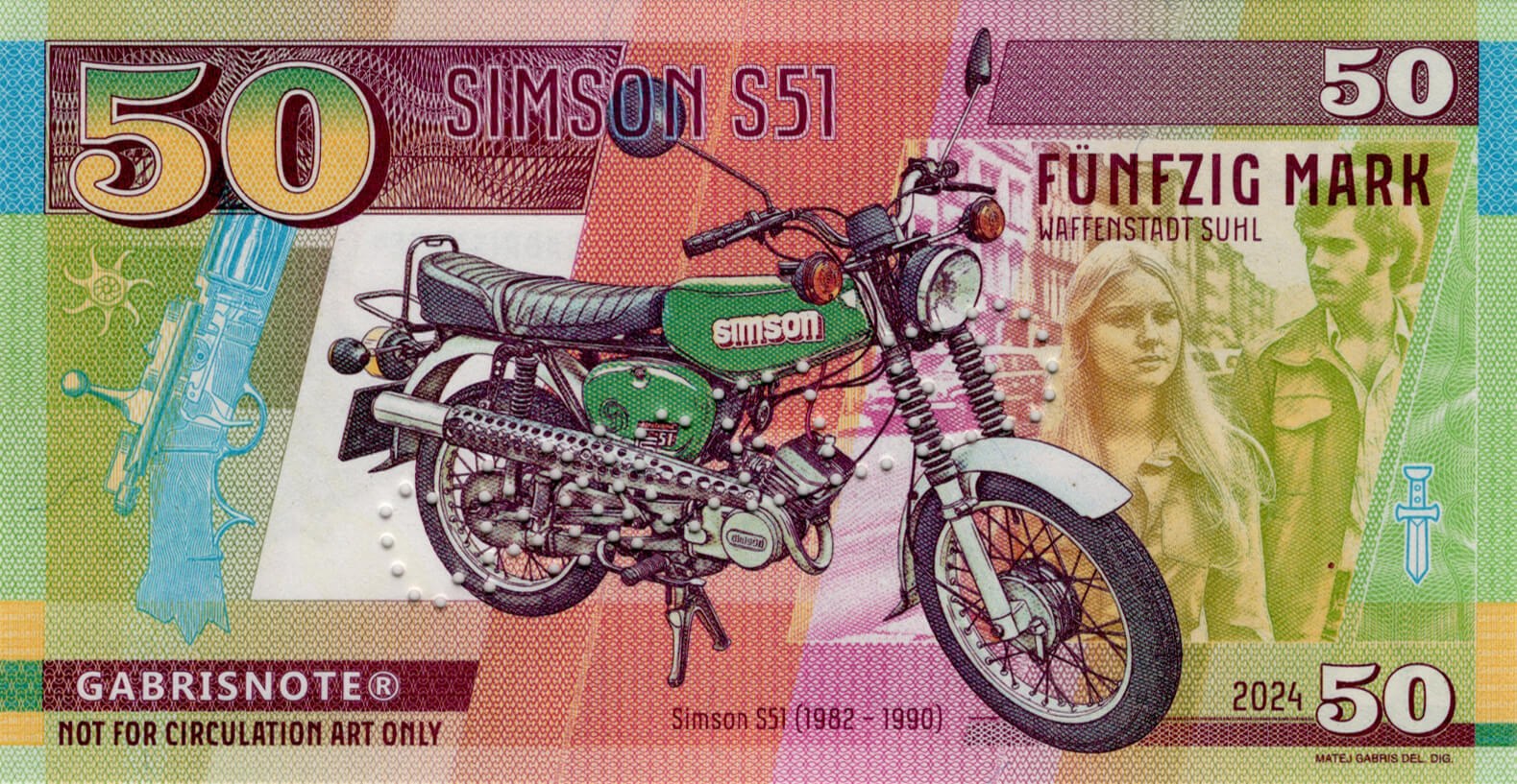 50 Mark Simson S51 - přední strana
