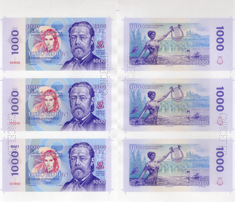 Arch 1000 Korun Bedřich Smetana