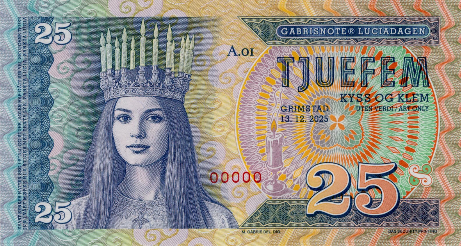 25 Kyss Og Klem - přední strana