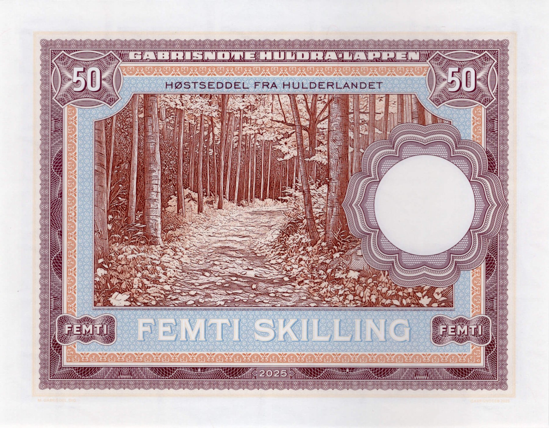 50 Šilinků - zadní strana