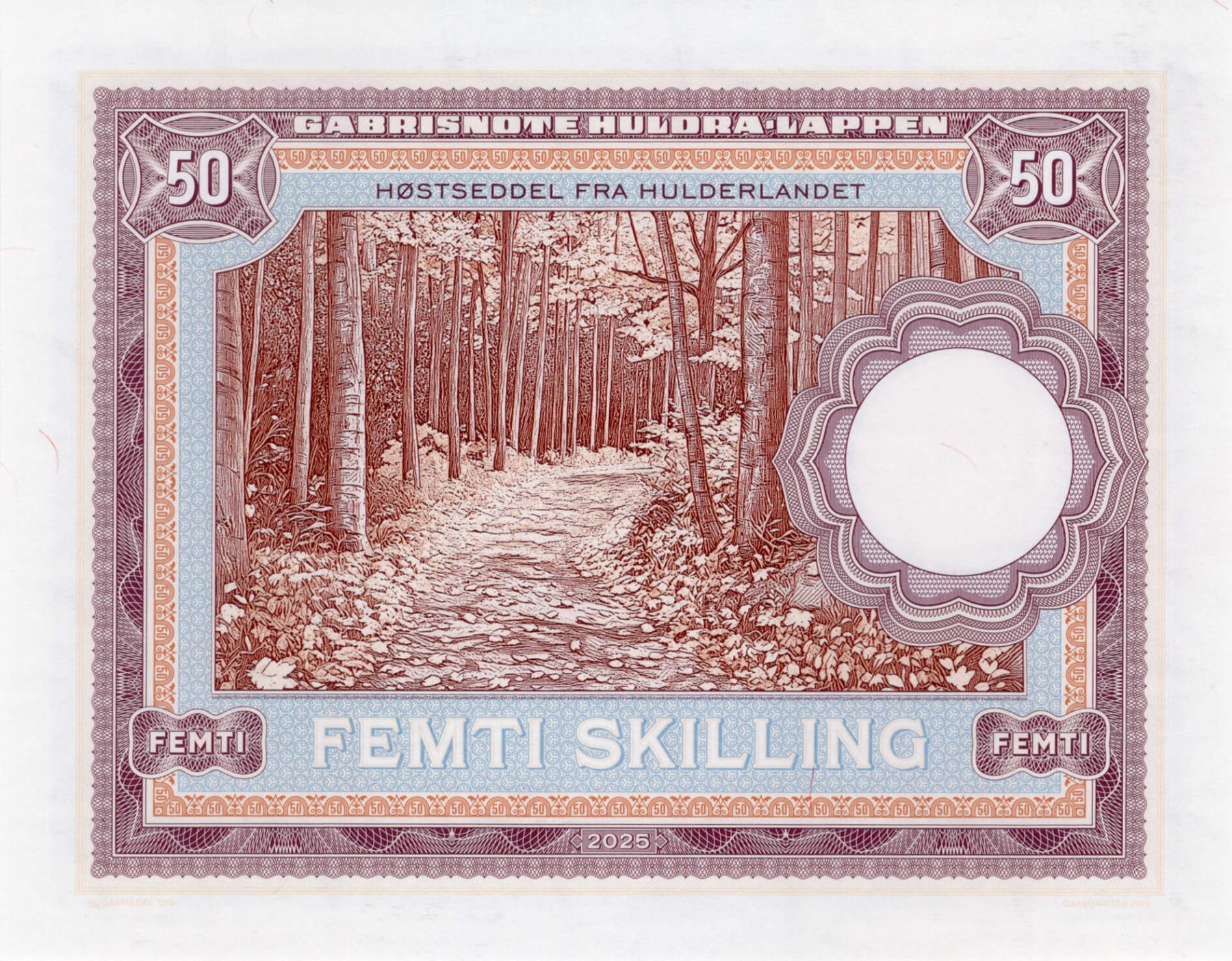 50 Šilinků - zadní strana
