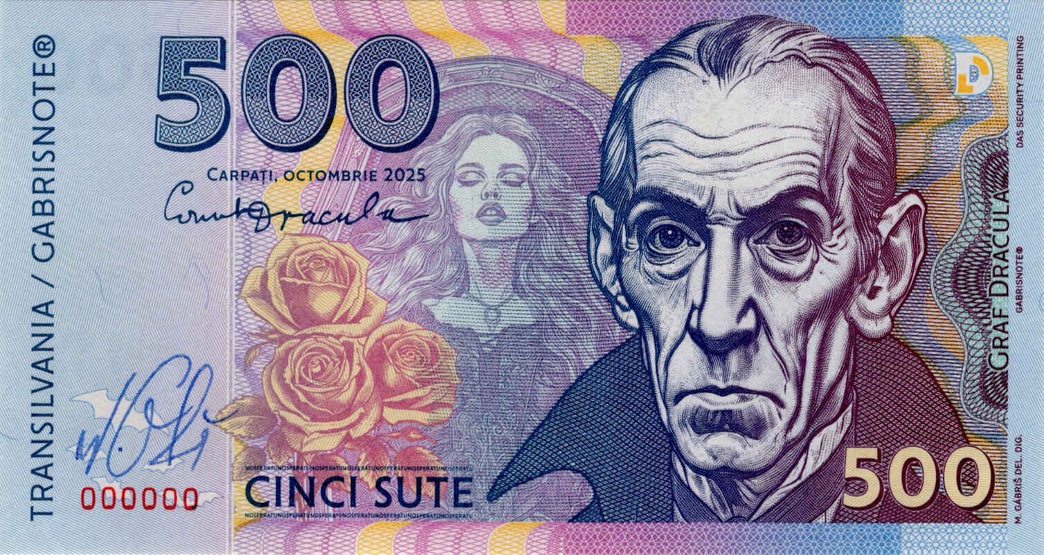 500 Graf Dracula - přední strana