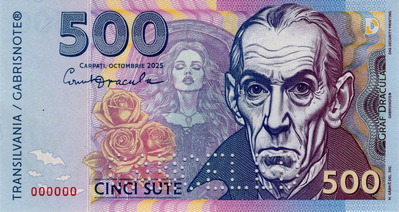 500 Graf Dracula - přední strana