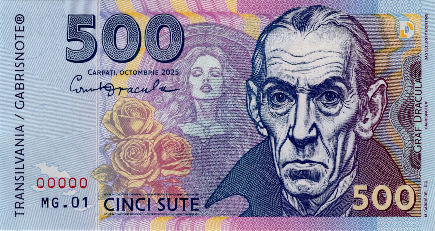 500 Graf Dracula - přední strana