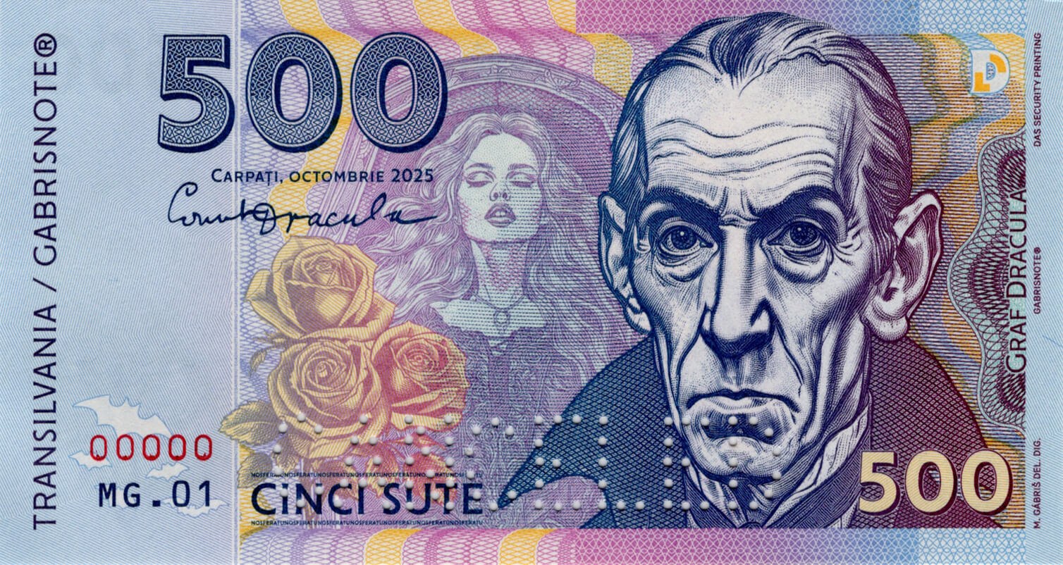 500 Graf Dracula - přední strana