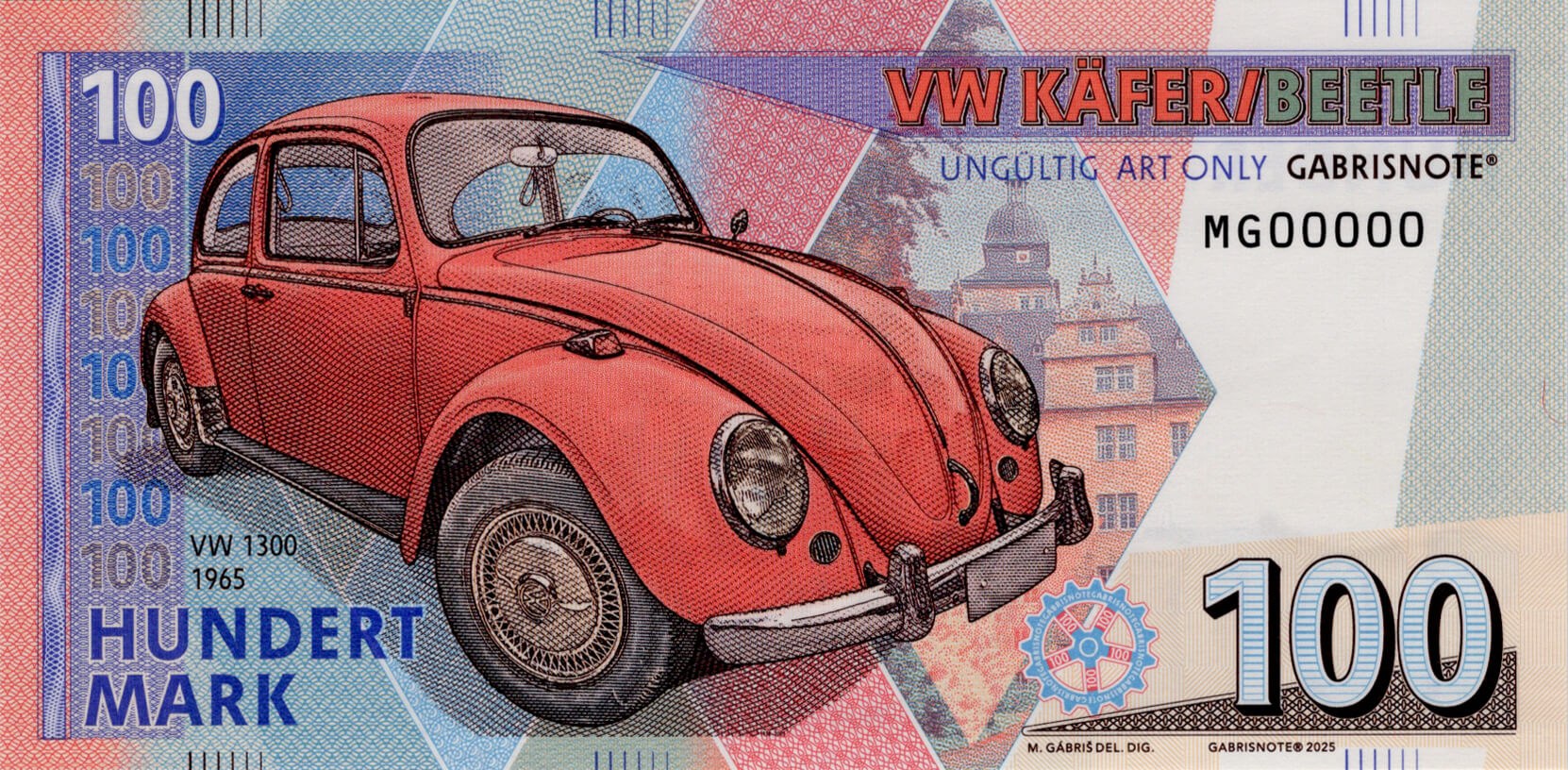 100 Mark VW Brouk - přední strana