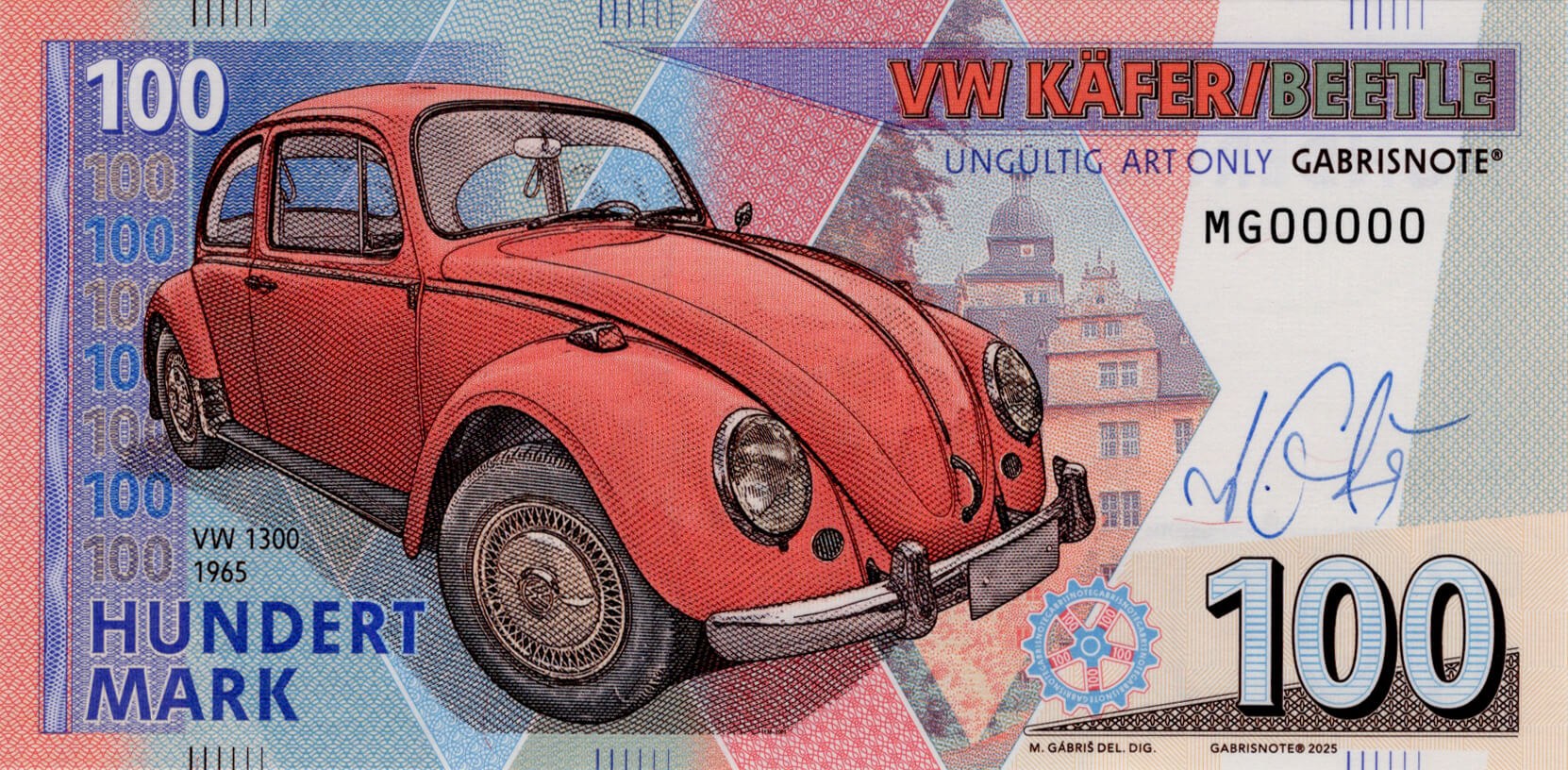 100 Mark VW Brouk - přední strana