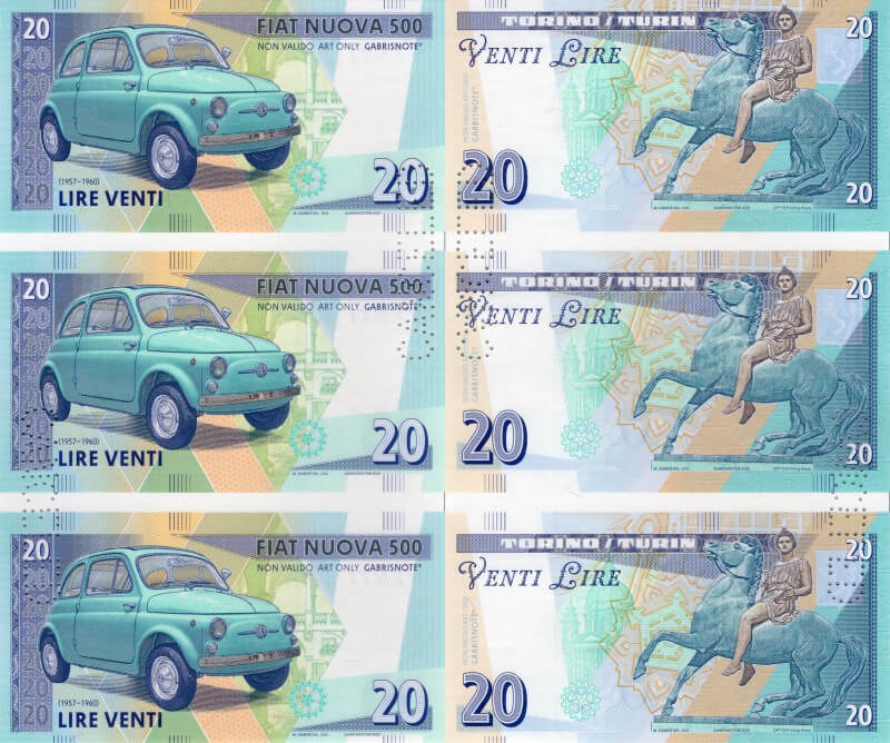 Arch 20 Lire - Fiat 500