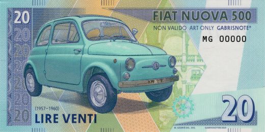 20 Lire - Fiat 500