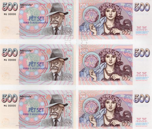Arch 500 Kčs – Alfonz Mucha
