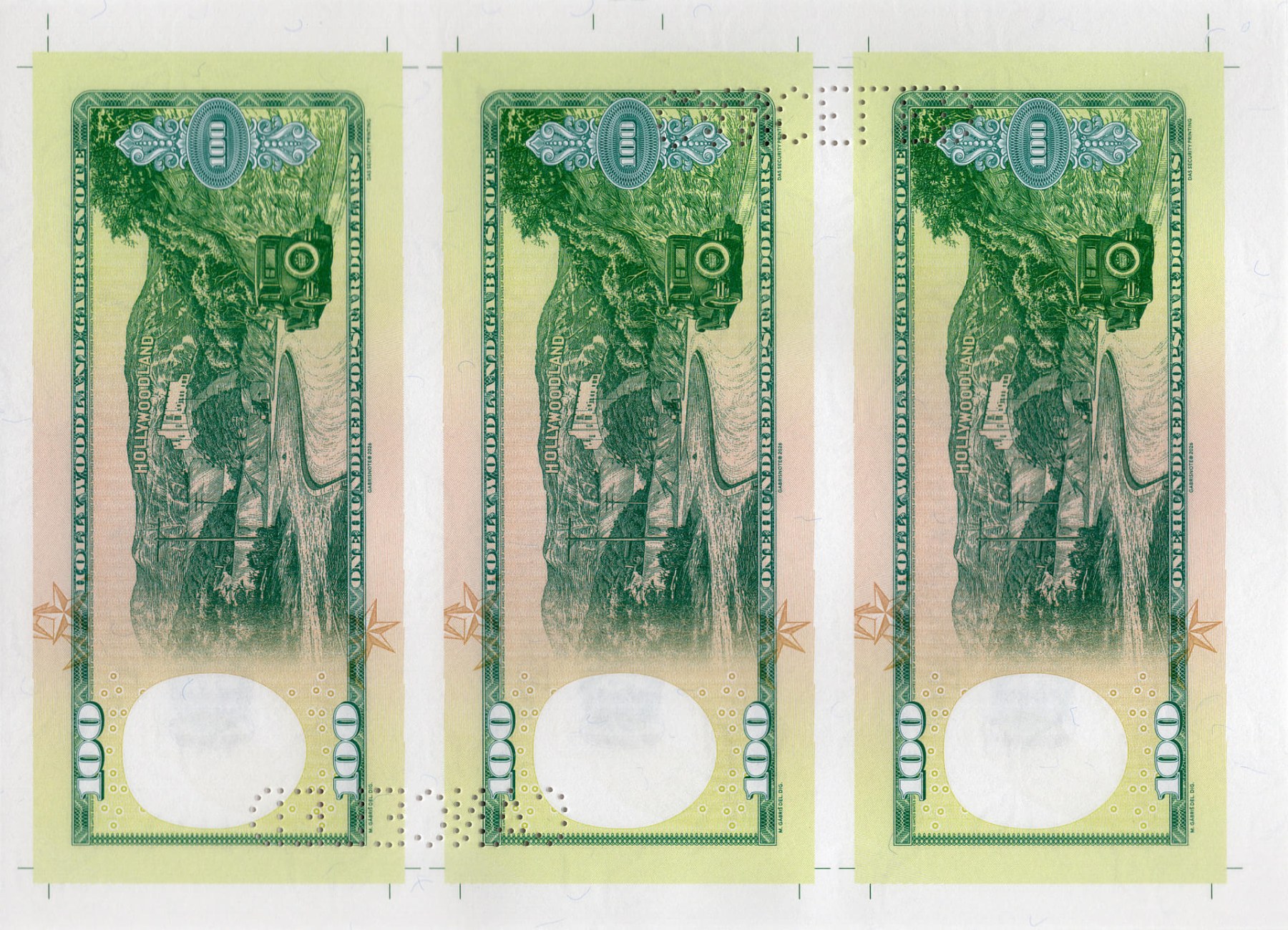 Arch 100 Dollars Marilyn Monroe - zadní strana