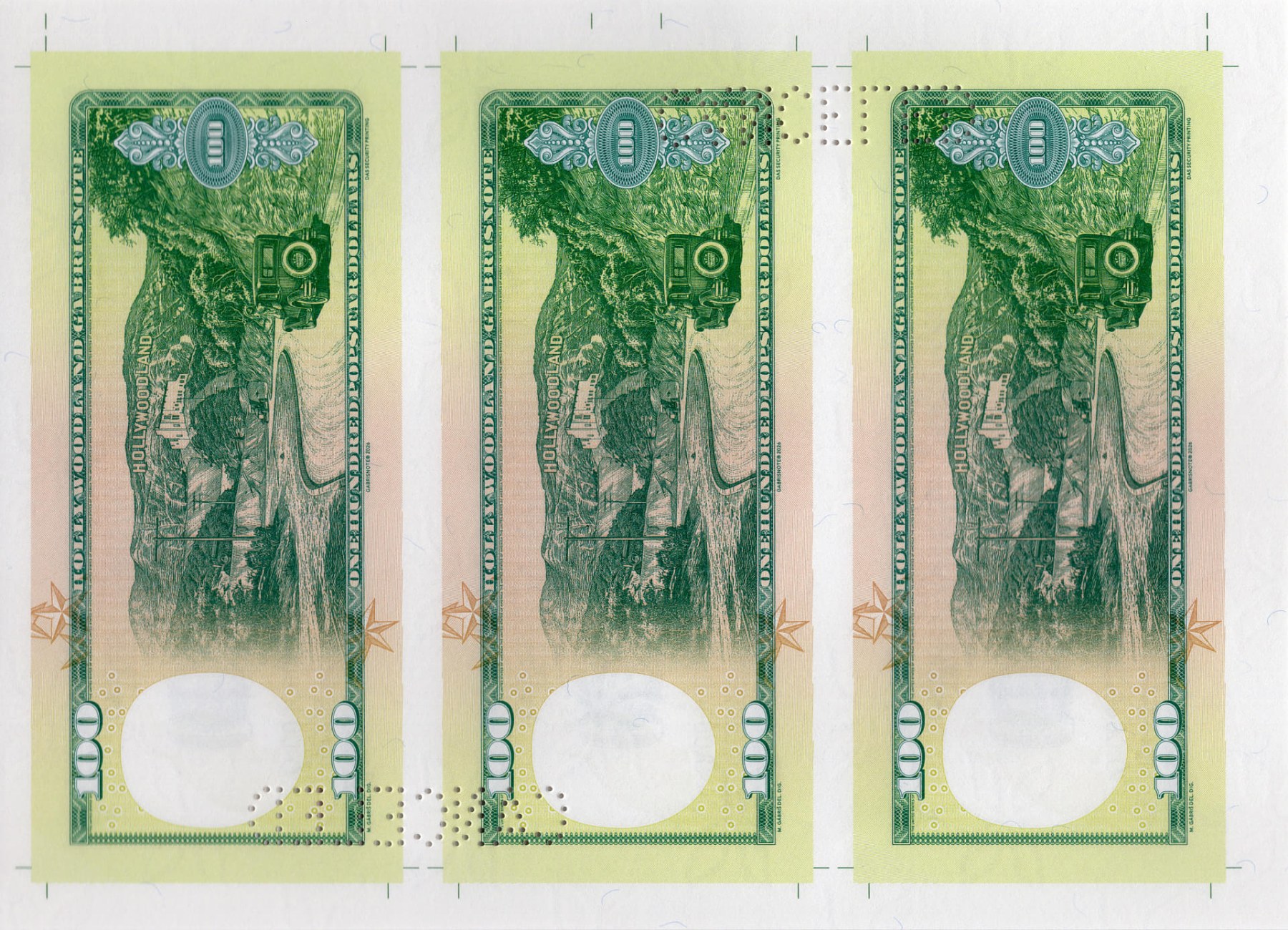 Arch 100 Dollars Marilyn Monroe - zadní strana