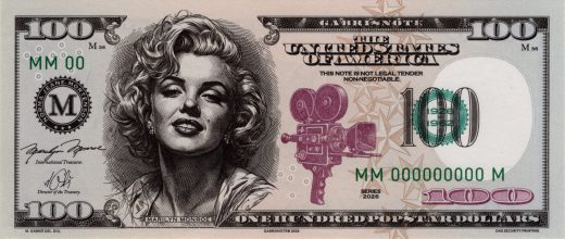 100 Dollars Marilyn Monroe